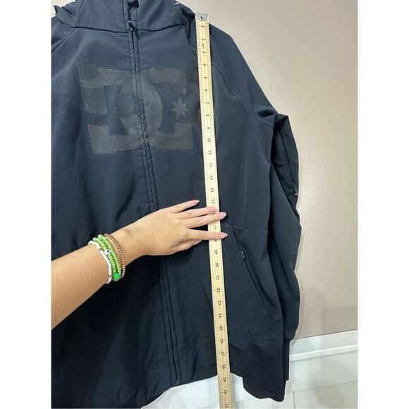 Vintage DC Men's 5K Spectrum Softshell 11 Hooded Black Snowboarding Jacket XL - Picture 14 of 16